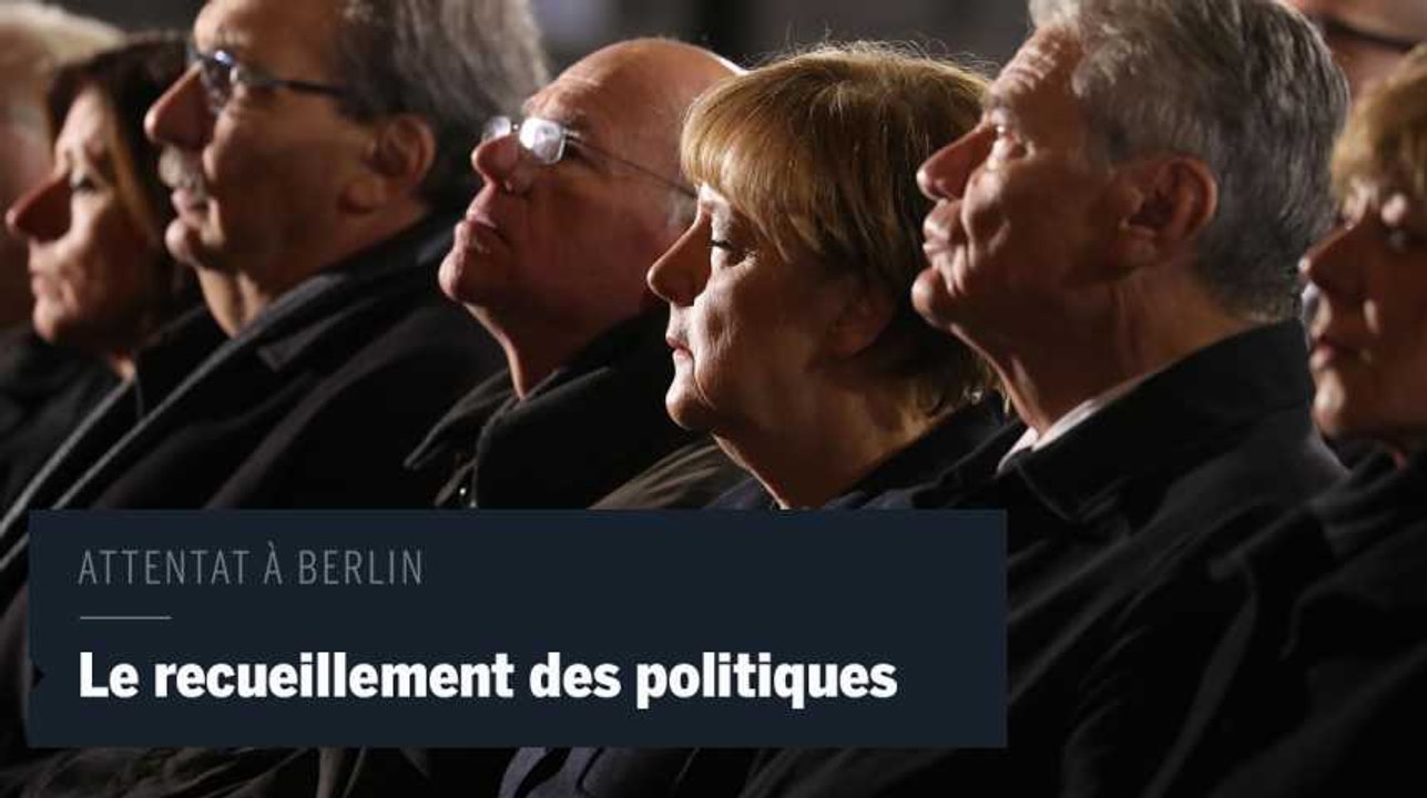 La classe politique allemande rend hommage aux victimes de l'attentat de Berlin