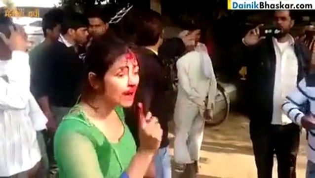 Woman Assaulted and Beaten with Stick in Public