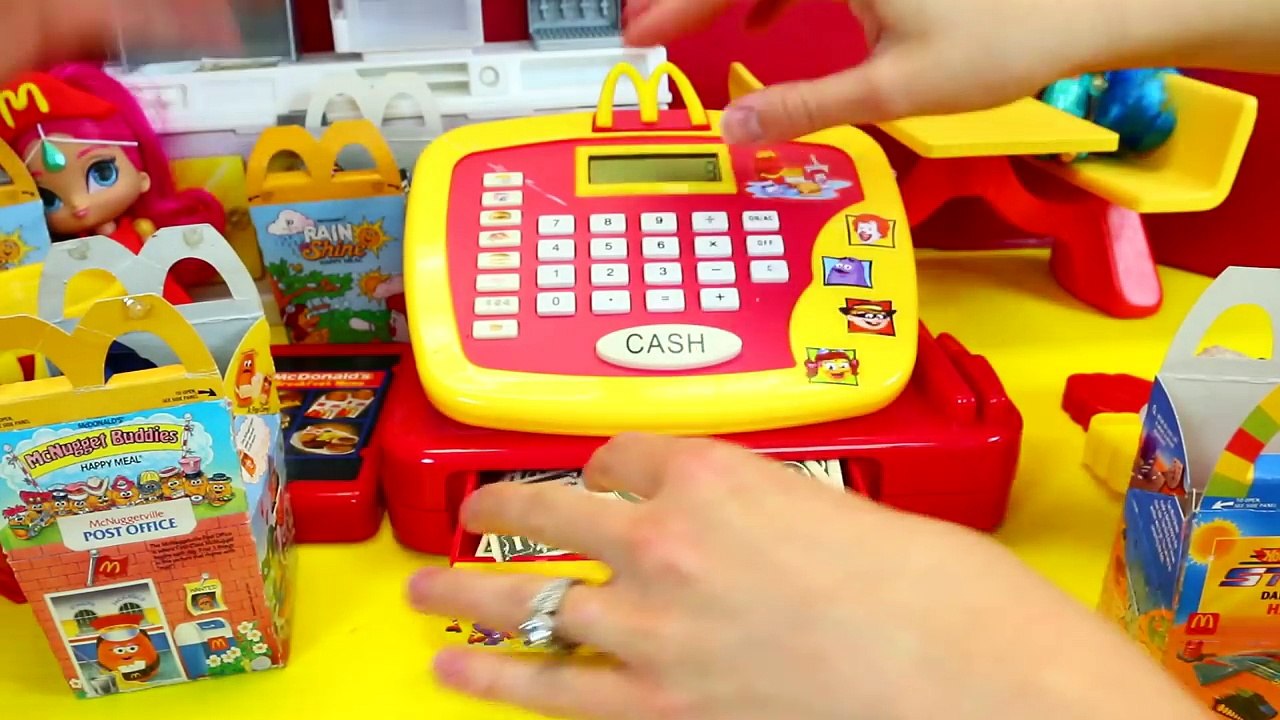 Shimmer & Shine McDonalds Cash Register DIY Play Doh Food French Fries Happy Meal Magic Toy Makeover