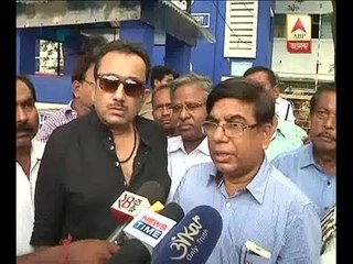 BJP protest against recapture of port trust land and attack on journalists