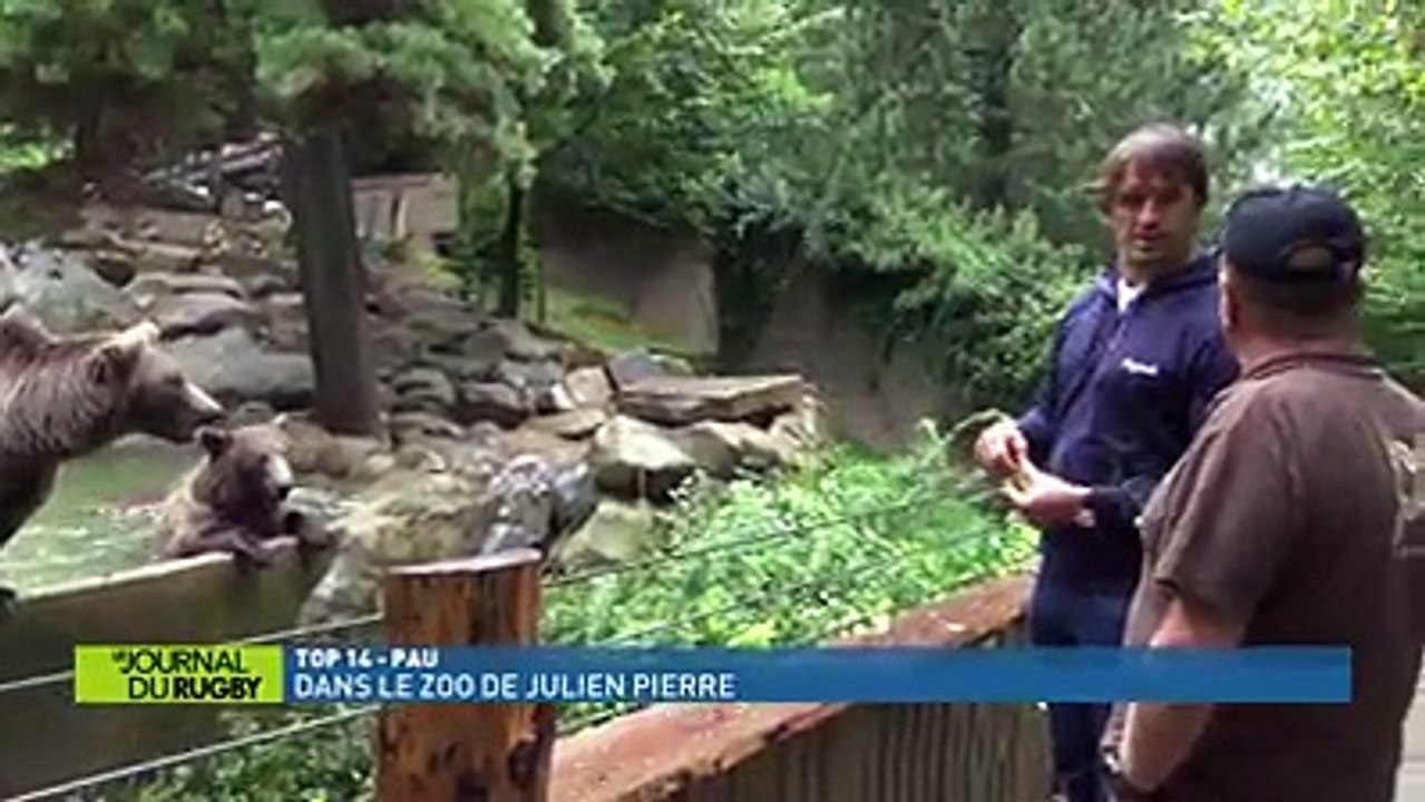 Julien Pierre au Zoo dans le Journal du Rugby