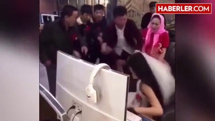 Kendini Oyuna Kaptıran Gelin, Zorla Düğününe Götürüldü