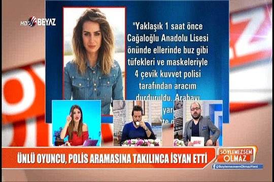 Demet Akalın, polise isyan eden oyuncuya çok kızdı