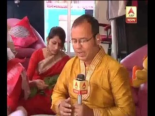 Lakshmi pujo preparation of Aparajita