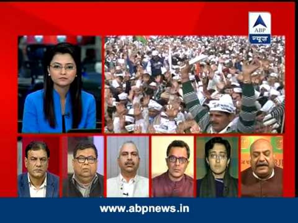 ABP News debate: Rahul and Modi in Ambani's Lap?