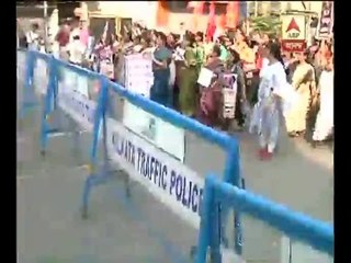 lalbazar march of left women groups