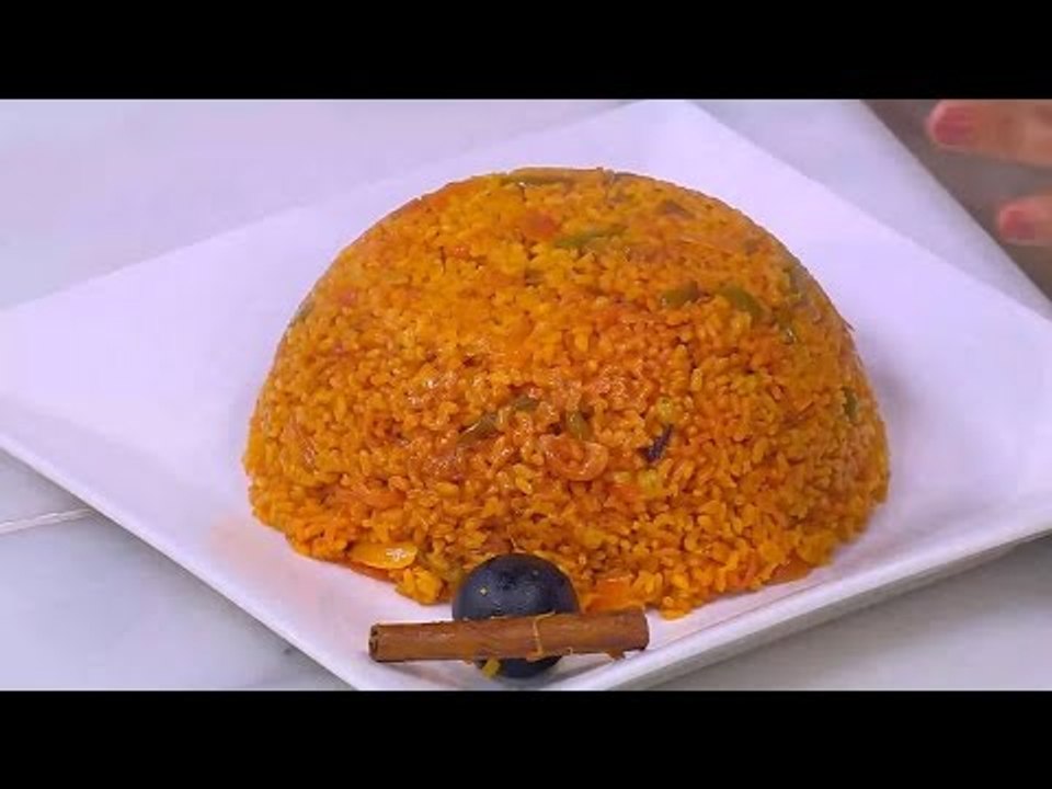 أرز ملون بالزبيب | نجلاء الشرشابي