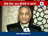 Former Army Chief Gen VK Singh on his decision to join the BJP