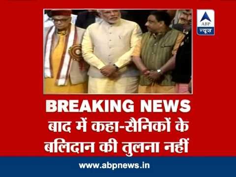 Modi says traders more risk taking than soldiers, retracts later