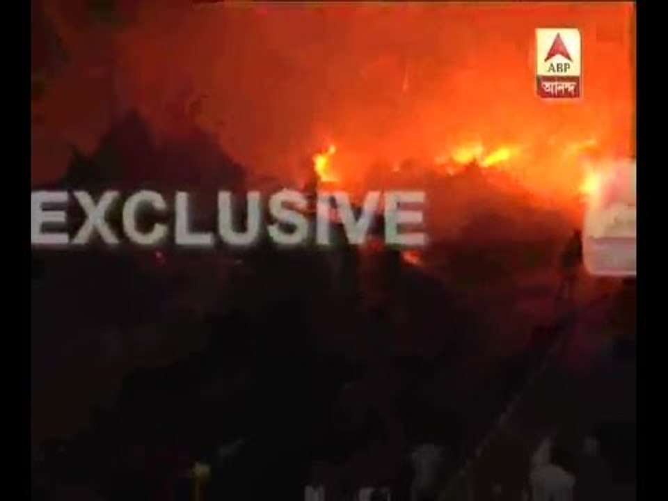 fire at tangra slum