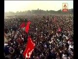 yechury attacks ruling party in CPM Brigade Rally