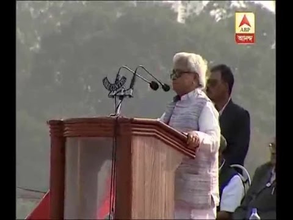 biman attacks Modi and Mamata from Brigade
