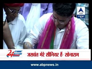 Sonaram files nomination from Barmer, Rajasthan