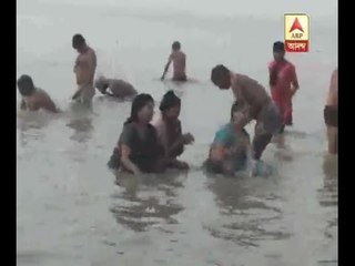 Holy dip in Gangasagar on Makar Sankranti