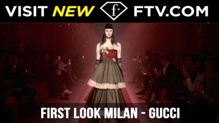 First Look Milan Full Report - Gucci | FTV.com