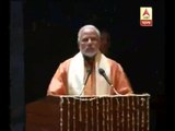 Modi addresses Ambedkar University amidst slogans of 'Modi go back'