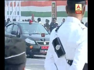Republic Day parade at Red Road