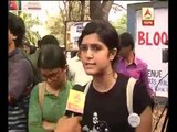 Left parties sat be JU campus in order to protest ABVP supporters from entering campus, le