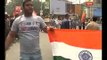 ABVP supporters takes out rally with demand that anti-national slogans should be stopped i