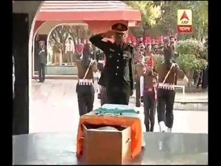 Siachen Martyr Lance Naik Hanumanthappa's mortal remains kept at Delhi's Brar Square