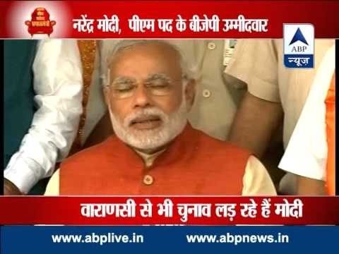 Modi files nomination papers from Vadodara