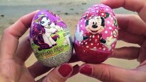 Surprise Eggs Unboxing - Filly The Unicorn Surprise Egg and Minnie Mouse Surprise Eggs