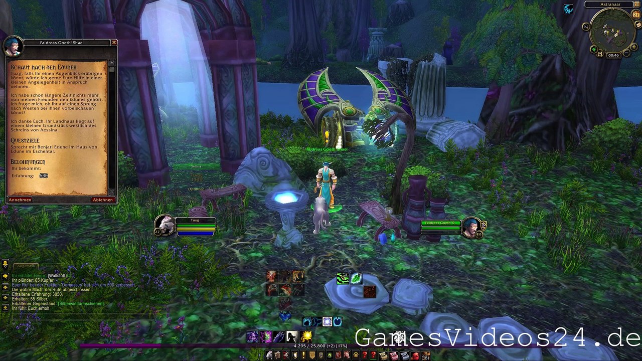 World of Warcraft Quest: Schaut nach den Edunes