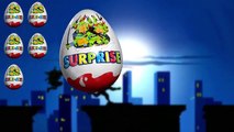 Surprise eggs toys Teenage Mutant Ninja Turtles TMNT TORTUES NINJA jouets Oeufs Surprise