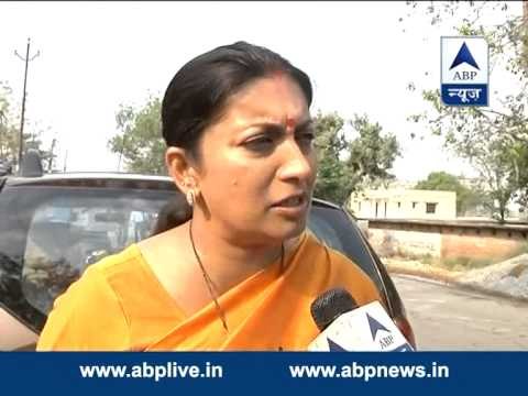 Smriti Irani slams Rahul Gandhi on 'Neech Rajneeti' remark