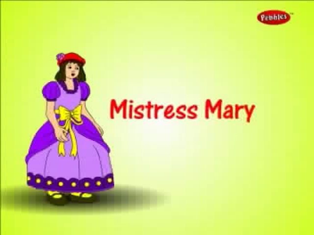 Mistress Marry English Nursery Rhymes| Nursery Rhymes & Kids Songs | Kids Education| animated nursery rhyme for children| Full HD