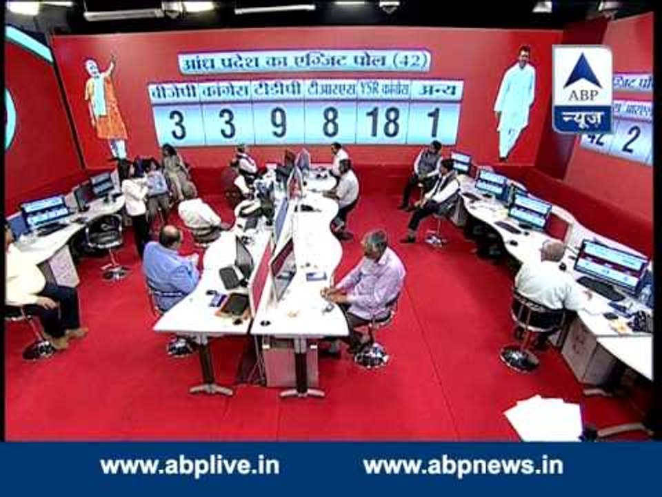 Andhra Pradesh Exit Poll BJP 3, Congress3, TDP 9, TRS8, YSR Cong18