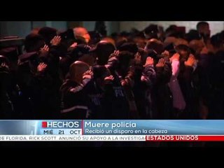Muere policía de un disparo en la cabeza