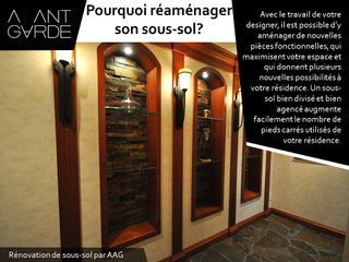 Rénovation de sous-sol à Québec par l'Atelier Avant-Garde