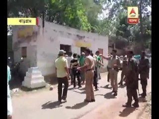 cpm party office ransack at west md jhargram