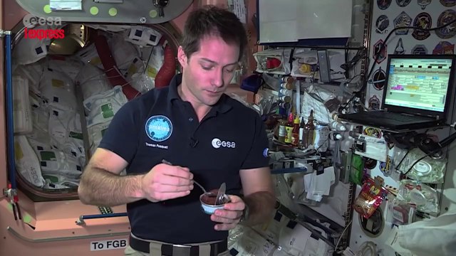 Comment mange-t-on dans l'espace? par Thomas Pesquet