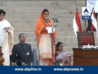 Harsimrat Kaur Badal takes oath as a Minister