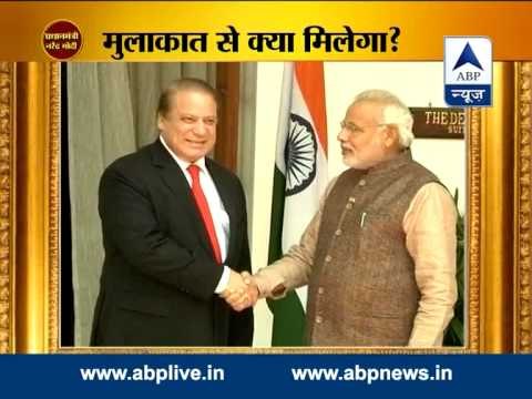 Narendra Modi meets Pakistan PM Nawaz Sharif