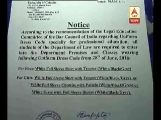 New dress code for law students at Kolkata