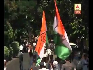 Congress rally in protest of price rise at Kolkata