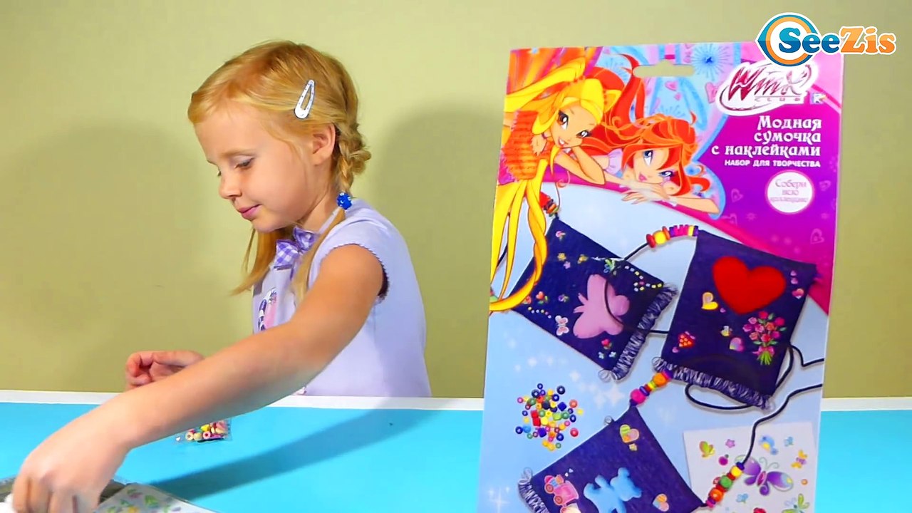 ✔ Сумка Винкс - девочка Маша делает своими руками / Girl Masha makes the Winx bag with his hands.
