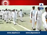 Defence minister Arun Jaitley visits Western Naval Command in Mumbai