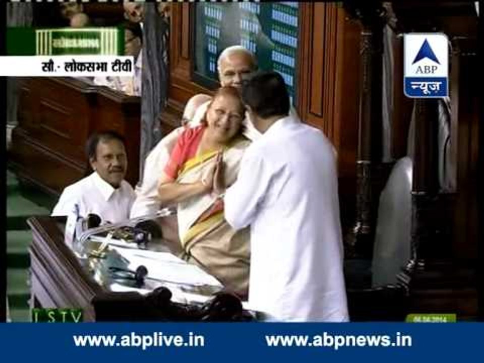 BJP MP Sumitra Mahajan elected Lok Sabha Speaker unanimously