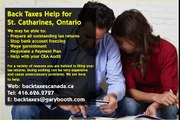 St Catharines , Back Taxes Canada.ca , 416-626-2727 , taxes@garybooth.com _ CRA Audit, Tax Returns