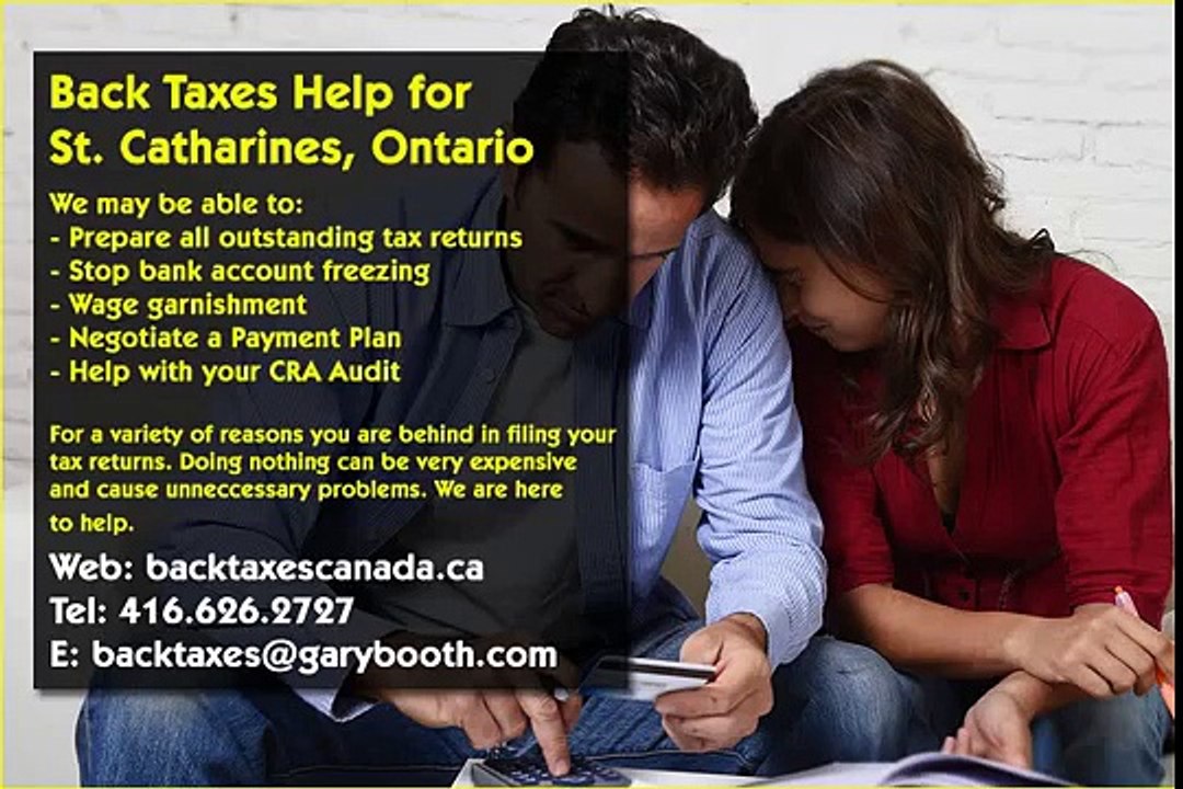 St Catharines , Back Taxes Canada.ca , 416-626-2727 , taxes@garybooth.com _ CRA Audit, Tax Returns