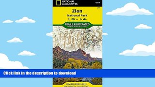 Hardcover Zion National Park (National Geographic Trails Illustrated Map) On Book