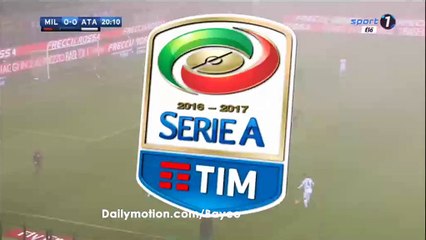 AC Milan vs Atalanta 0-0  Serie A - Full Highlights  17-12-2016 SUHD