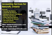 Bancroft , Accounting Services , 416-626-2727 , taxes@garybooth.com