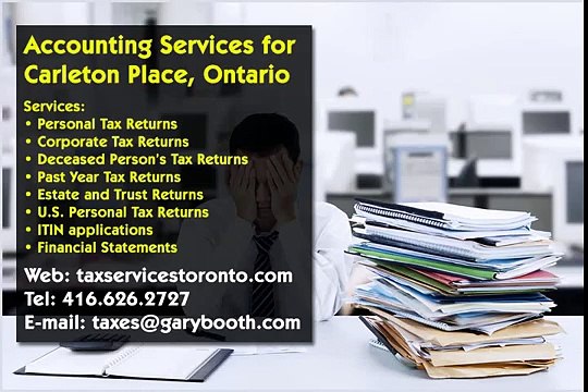 Carleton Place, Accounting Services , 416-626-2727 , taxes@garybooth.com