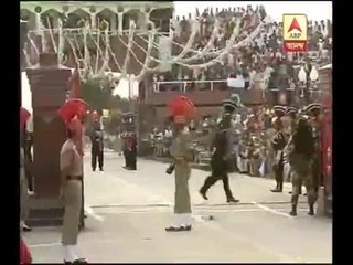 Beating Retreat at Wagah border