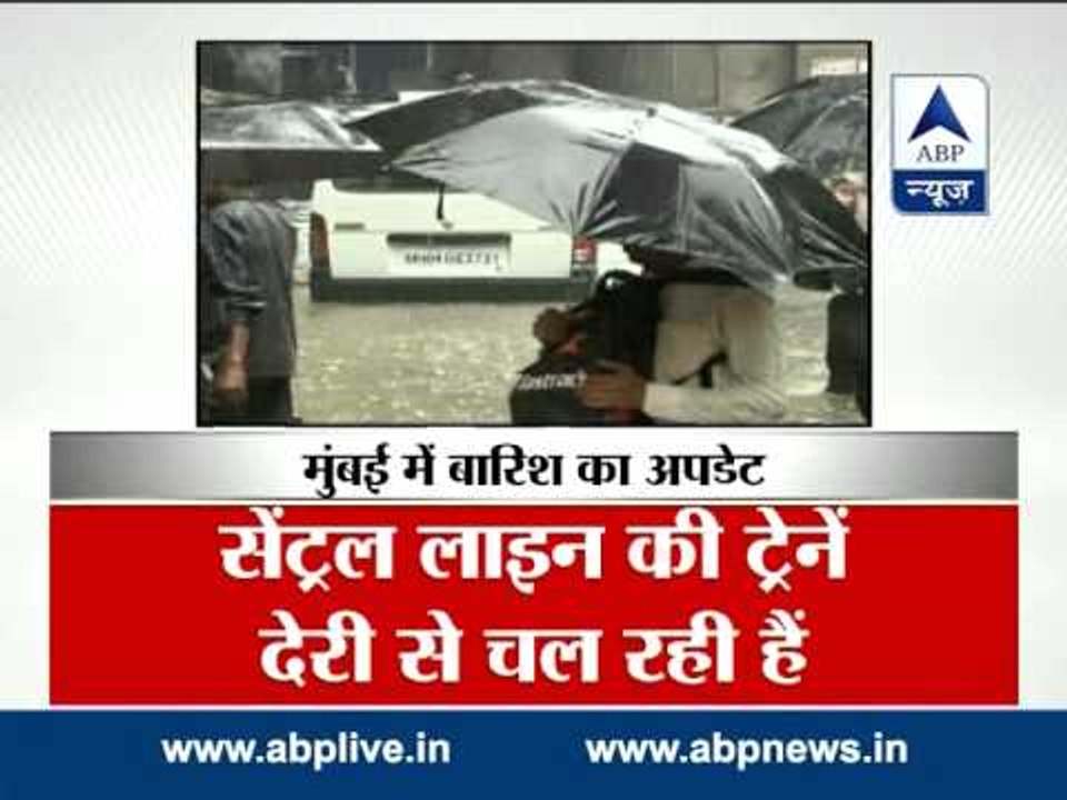 Mumbai: Insistent rains wreak havoc, trains running late, traffic jams on road